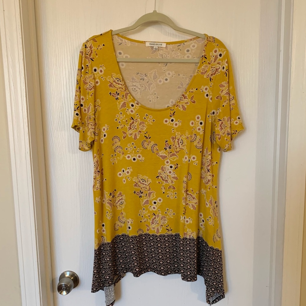 Rose & Olive fall top